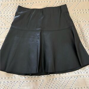 Black Leather Skirt